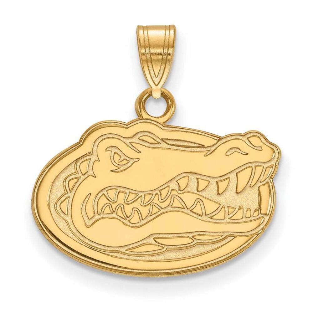 14k Gold Plated Silver U. of Florida Small Mascot Pendant